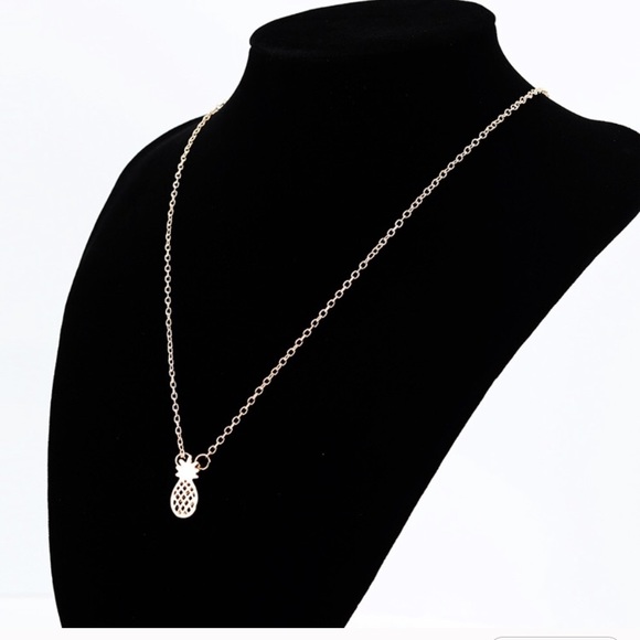 Gold Pineapple Necklace - Picture 6 of 6